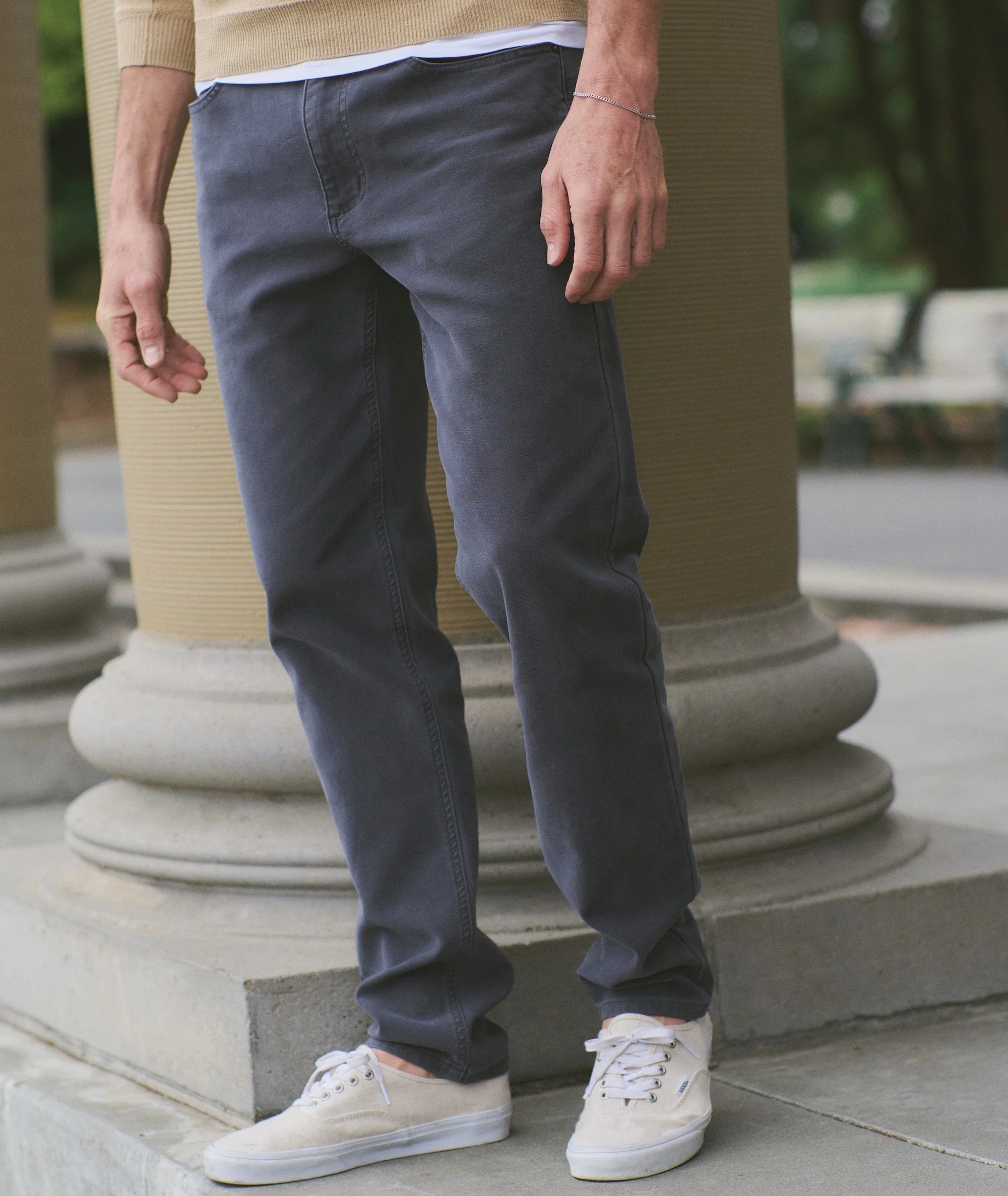 Flex Terry Slim Straight Pant