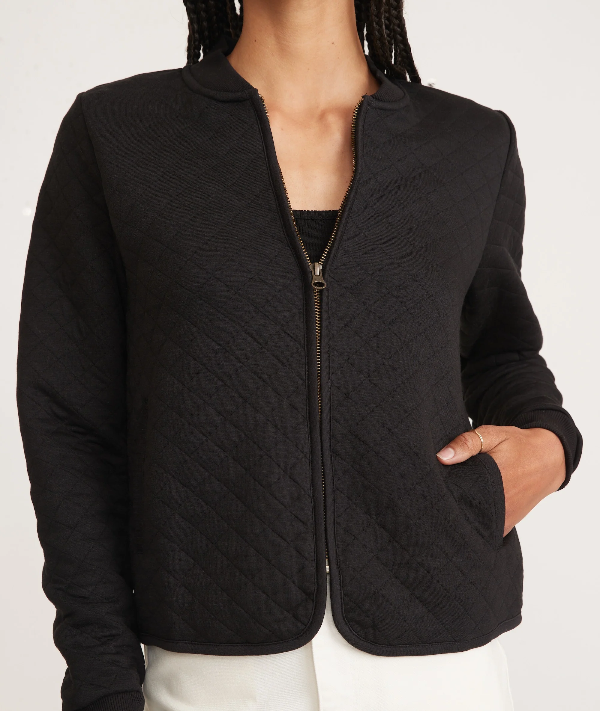 Corbet Quilted Bomber