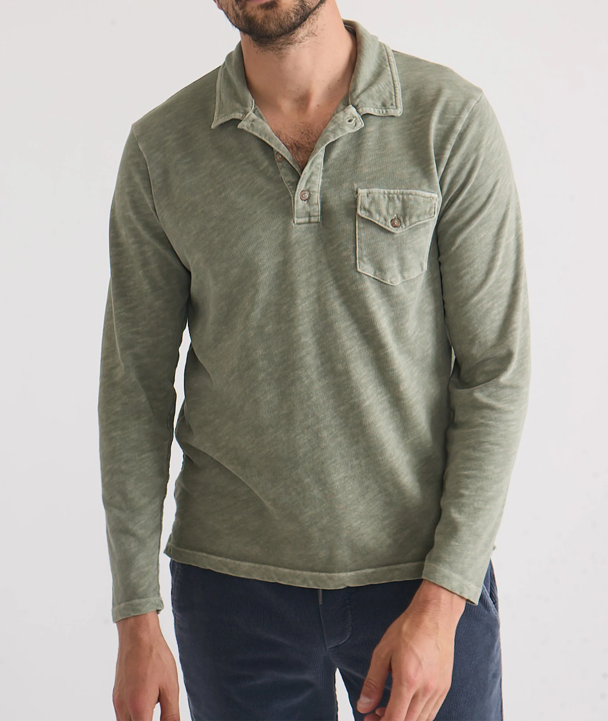 Vintage Heavy Slub Polo