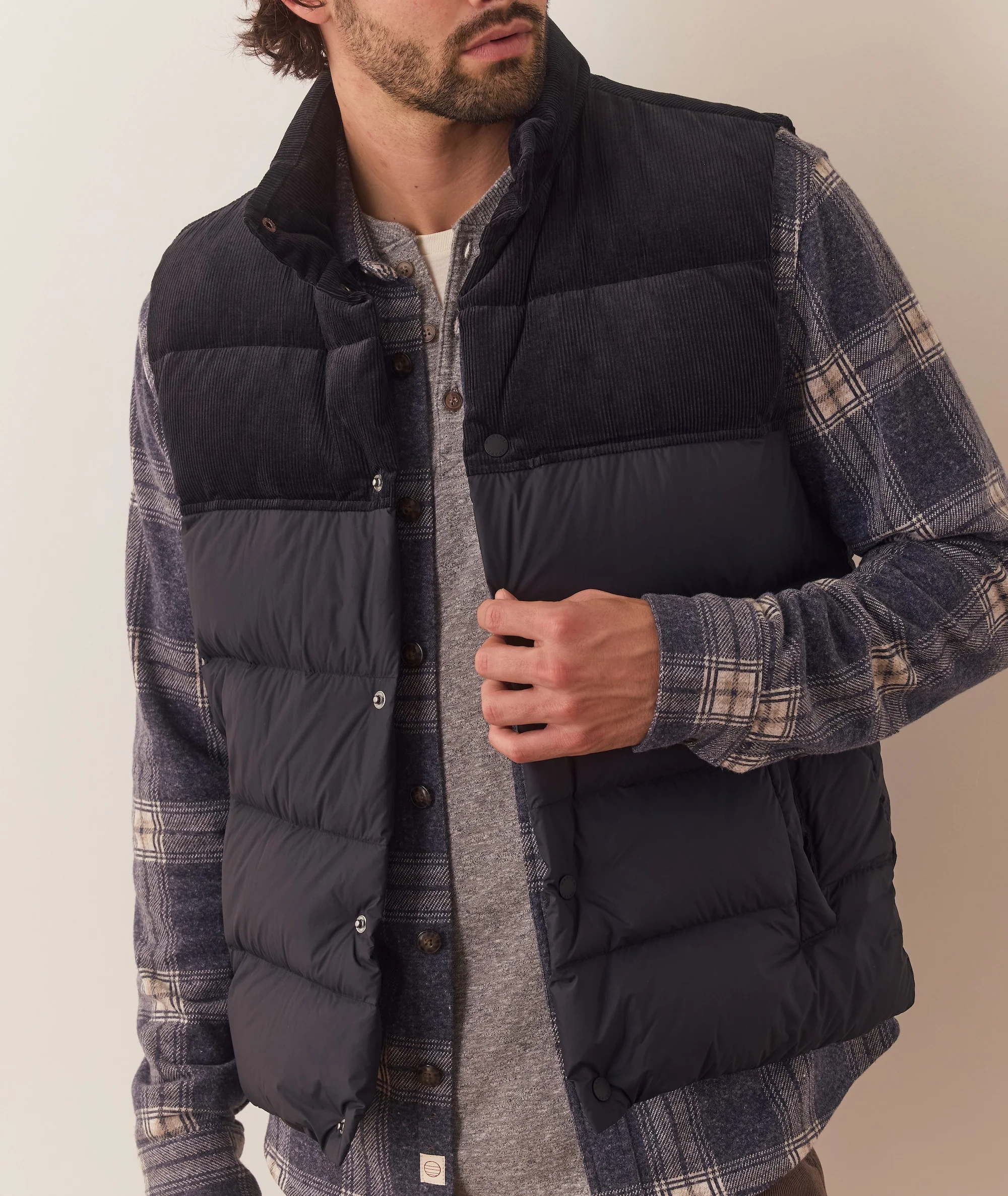 Miles Corduroy Puffer Vest