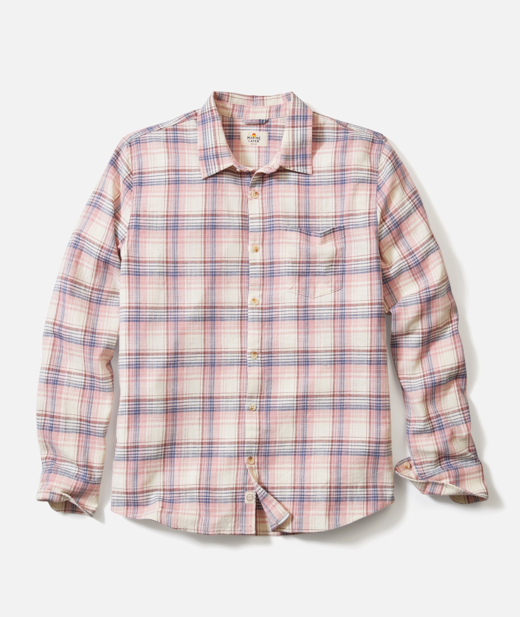 Stretch Selvage Long Sleeve Shirt