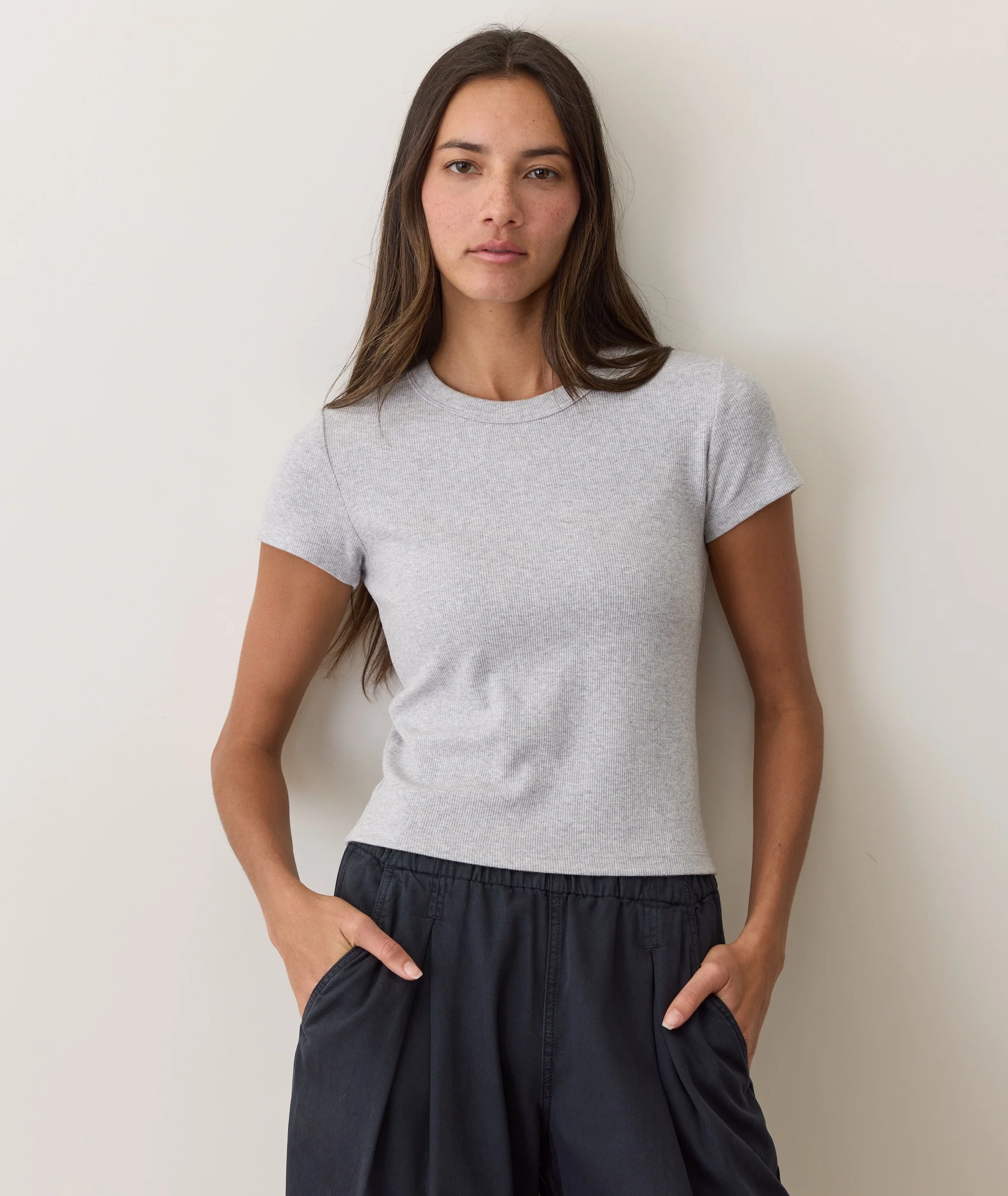 Lexi Rib Sun-In Crew Tee
