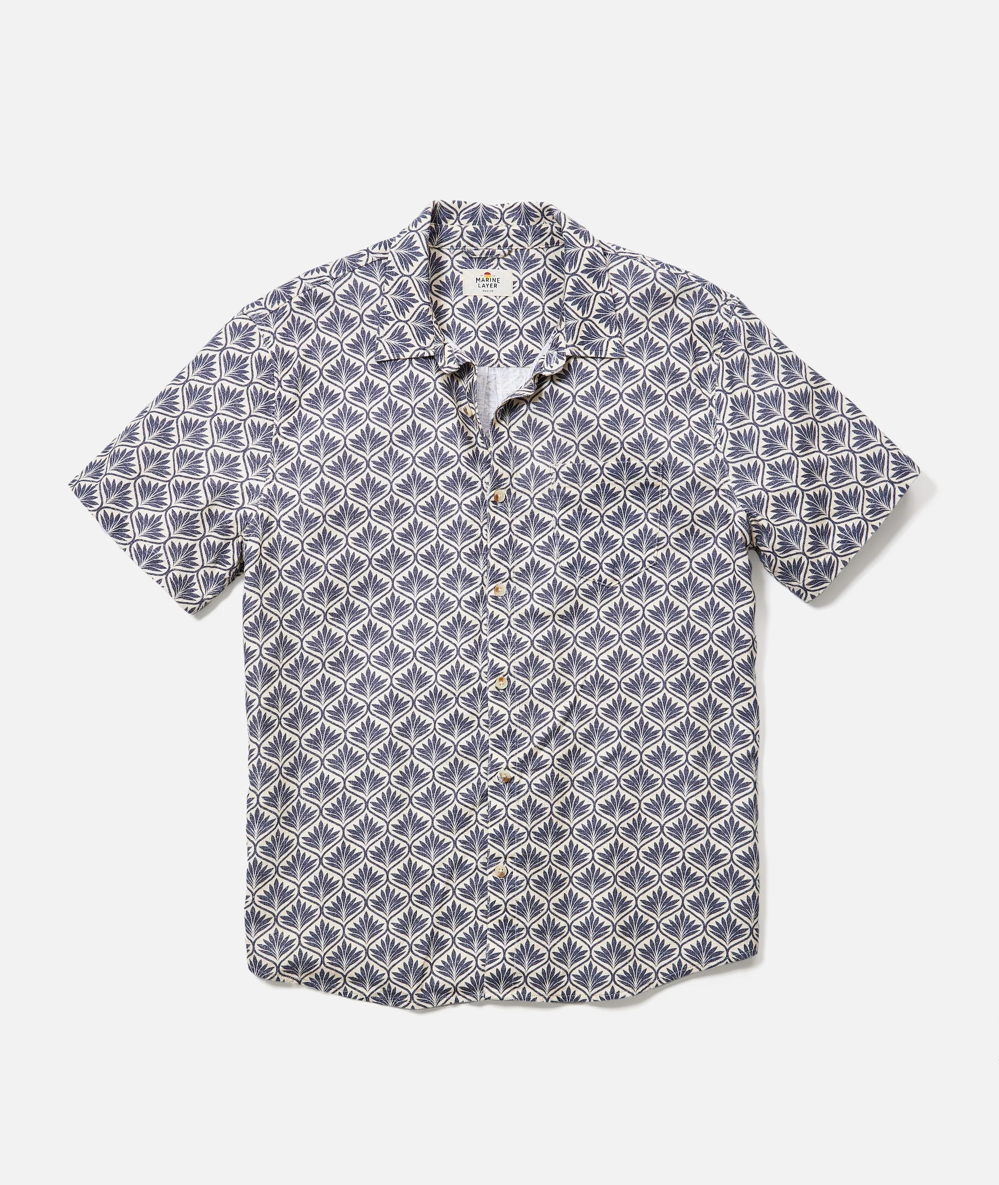 Stretch Selvage Short Sleeve Shirt