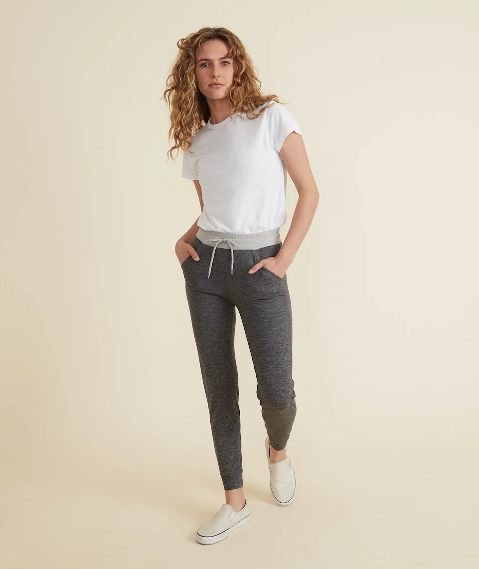 Women's Sport Jogger in Heather Grey