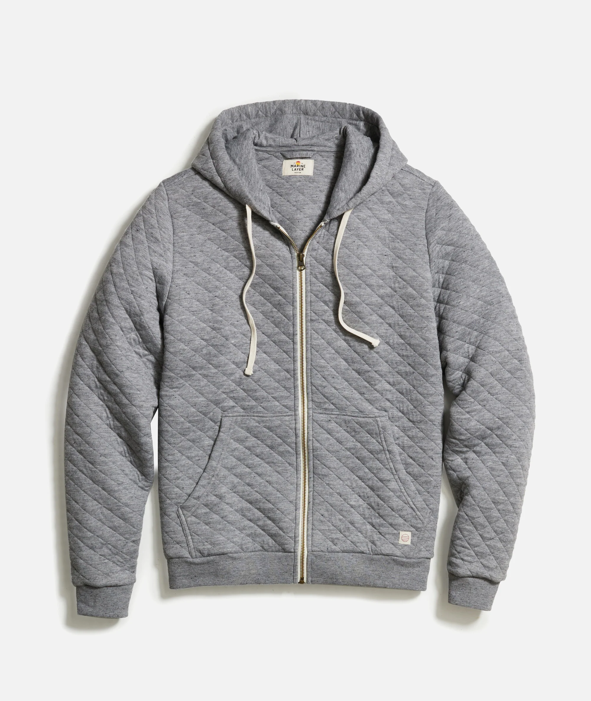 Men's Corbet Quilted Full Zip Hoodie