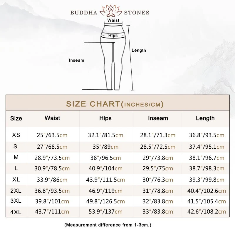 Buddha Stones Golden Auspicious Cloud Pine Branch Crane Wave Pattern Print Gym Leggings Women's Yoga Pants