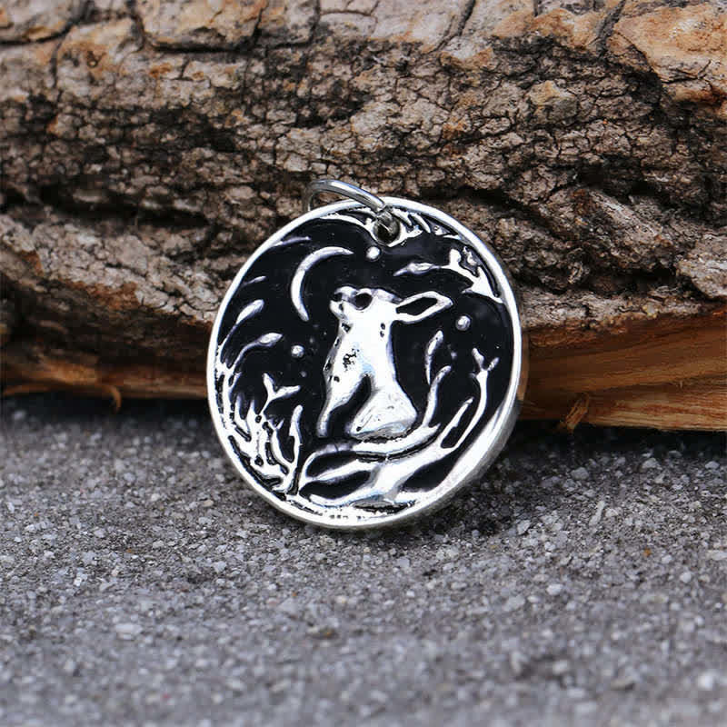 Year of the Rabbit Carving Bunny Hares Happiness Necklace Pendant (Extra 40% Off | USE CODE: FS40)