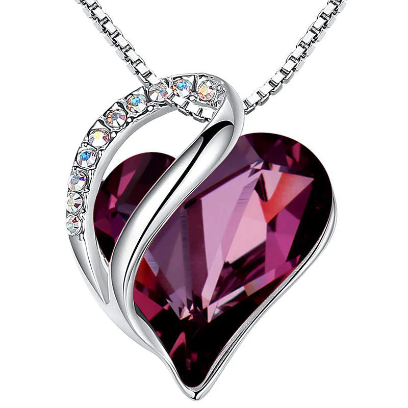 Buddhastoneshop Love Heart Birthstone Healing Energy Necklace Pendant (Extra 30% Off | USE CODE: FS30)