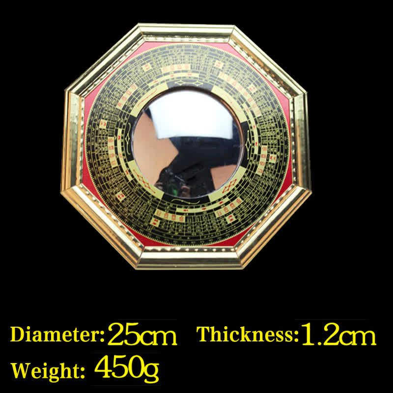Buddha Stones Feng Shui Bagua Map Balance Harmony Living Room Energy Map Mirror