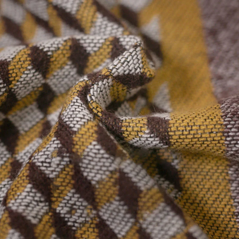 Buddha Stones Tibetan Shawl Classic Pattern Winter Cozy Warm Travel Scarf Wrap