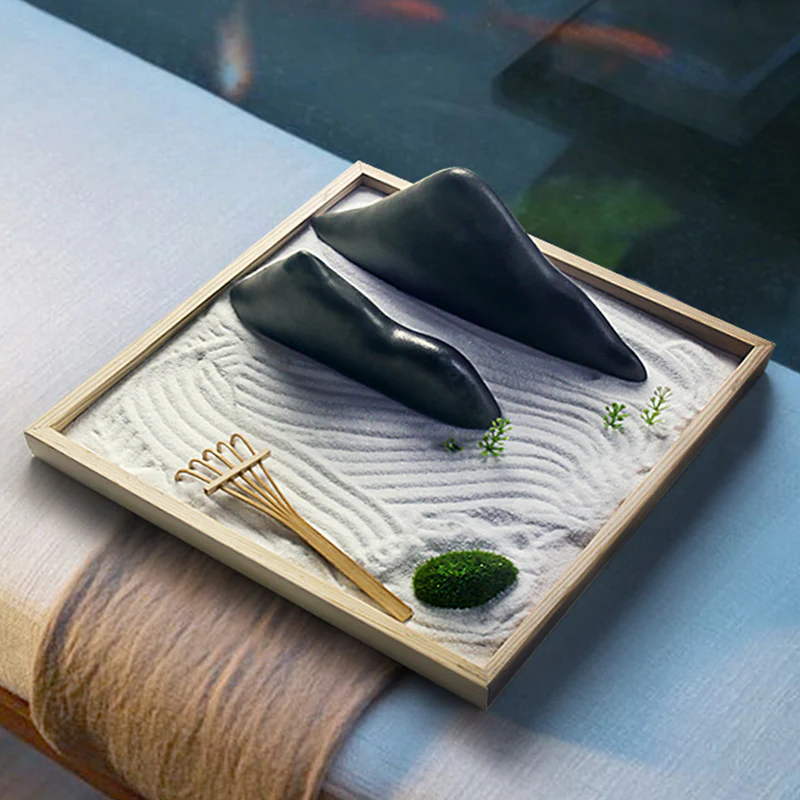 Buddha Stones Rocks Landscape Meditation Enlightenment Zen Garden Decoration