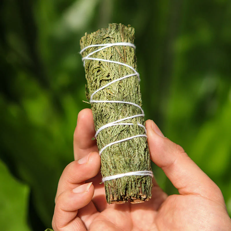 Buddha Stones Cedar Smudge Stick for Home Cleansing Incense Meditation and Rituals Cedar Sticks Incense Wands