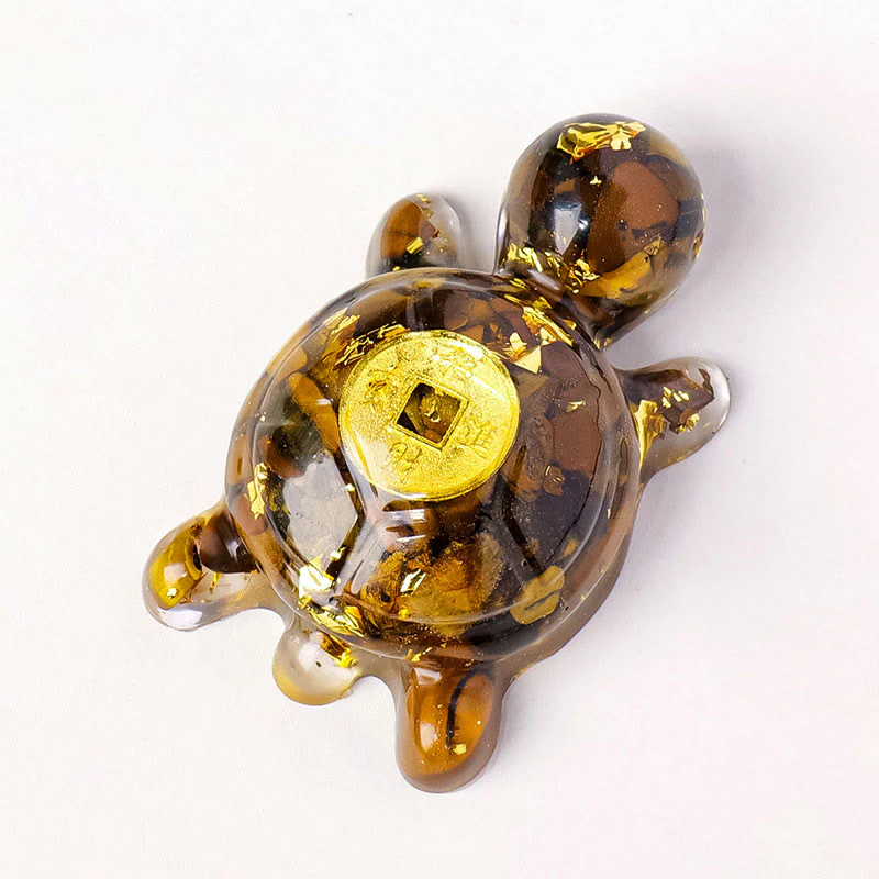 Buddha Stones Small Various Crystal Green Aventurine Amethyst Turtle Copper Coins Luck Home Decoration