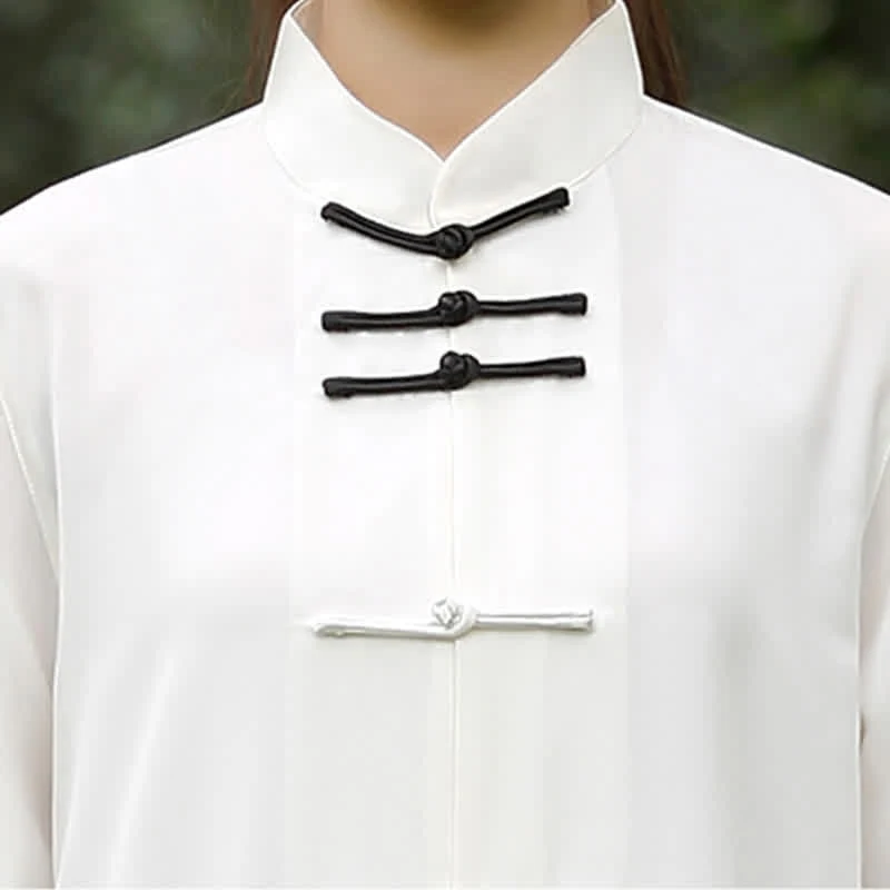 Buddha Stones 3Pcs Yin Yang Tree Tai Chi Spiritual Zen Practice Meditation Prayer Uniform Unisex Clothing Set