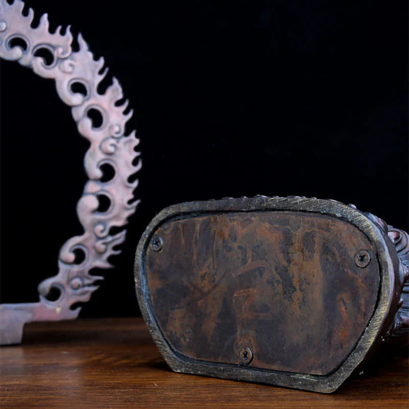 Buddha Stones Tibet Mahakala Bodhisattva Figurine Compassion Copper Statue Decoration