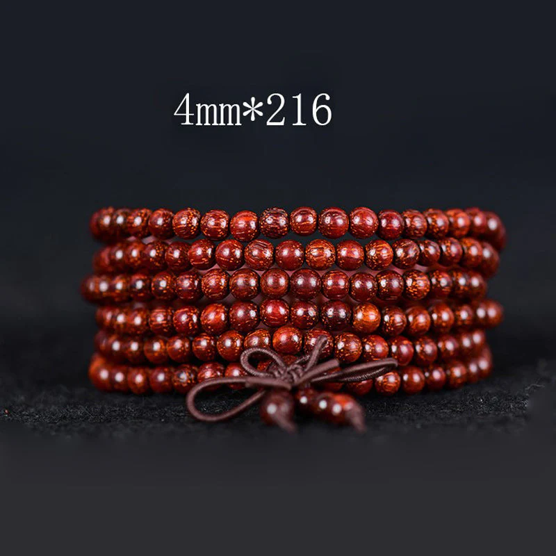 Tibetan Small Leaf Red Sandalwood Balance Bracelet (Extra 30% Off | USE CODE: FS30)