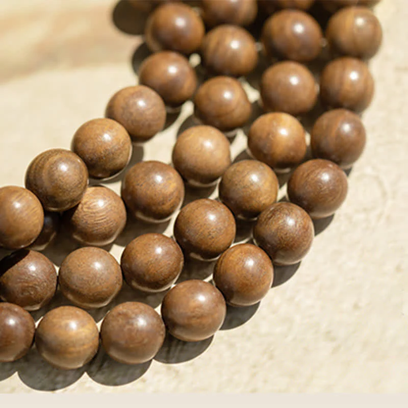 Buddha Stones Green Sandalwood Positive Peace Bracelet