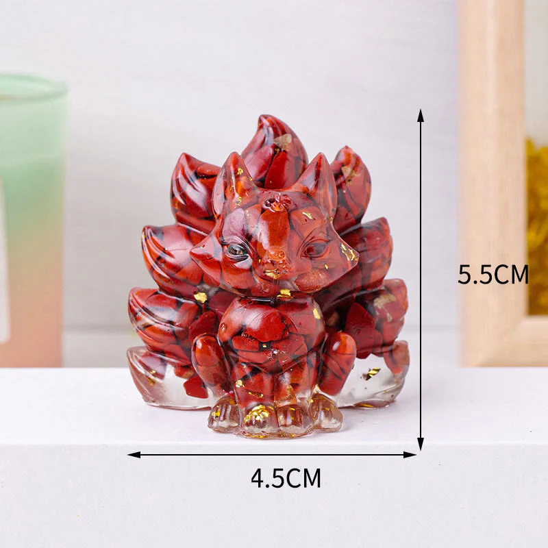 Buddha Stones Small Various Stone Strawberry Quartz Amethyst Green Aventurine Nine Tailed Fox Healing Home Decoration