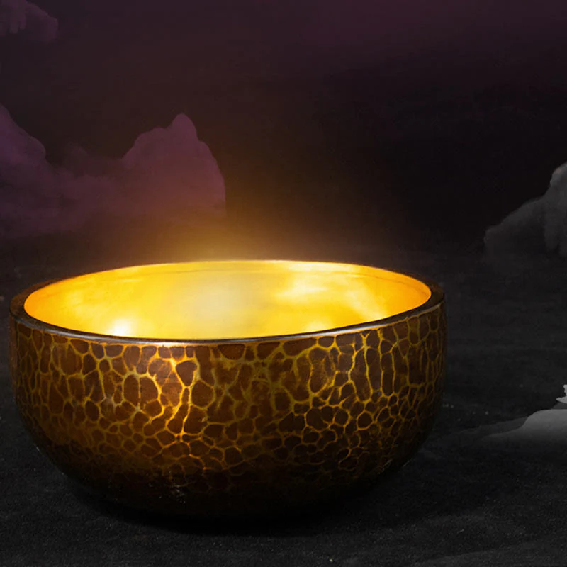 Buddha Stones Tibetan Meditation Sound Bowl Handcrafted Healing Yoga Mindfulness Singing Bowl Set