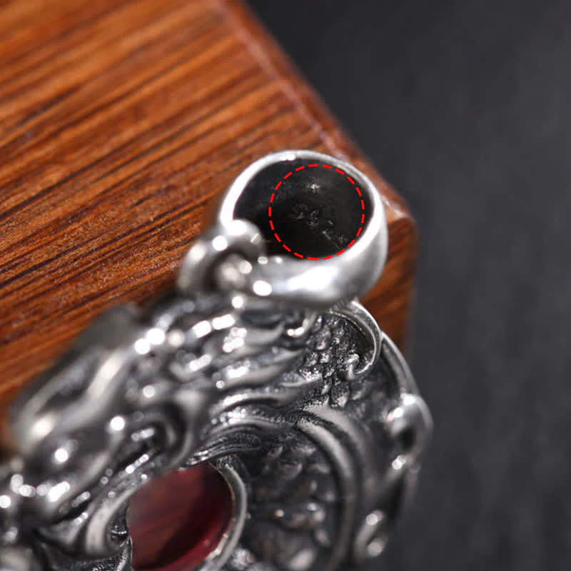 Buddha Stones Koi Fish Dragon Peace Buckle Wealth Necklace Pendant