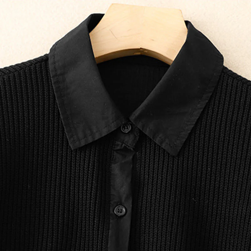 Buddha Stones Plain Stand Collar Women's Cotton Corduroy Jacket