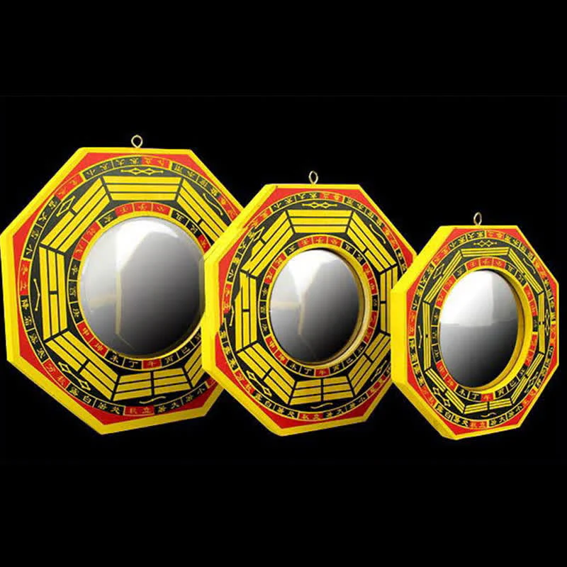 Buddha Stones Feng Shui Bagua Map Balance Living Room Energy Map Mirror