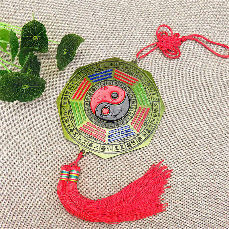 Buddha Stones Feng Shui Bagua Map Chinese Knotting Harmony Energy Map Mirror