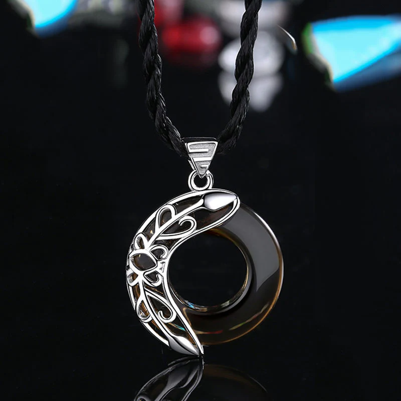 Buddha Stones Love Wings Copper Luck Healing Necklace Pendant