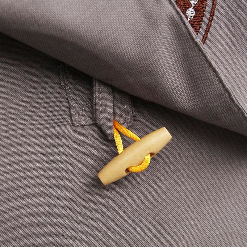 Buddha Stones Lotus Embroidered Spiritual Mind Practice Cotton Shoulder Bag Crossbody Bag