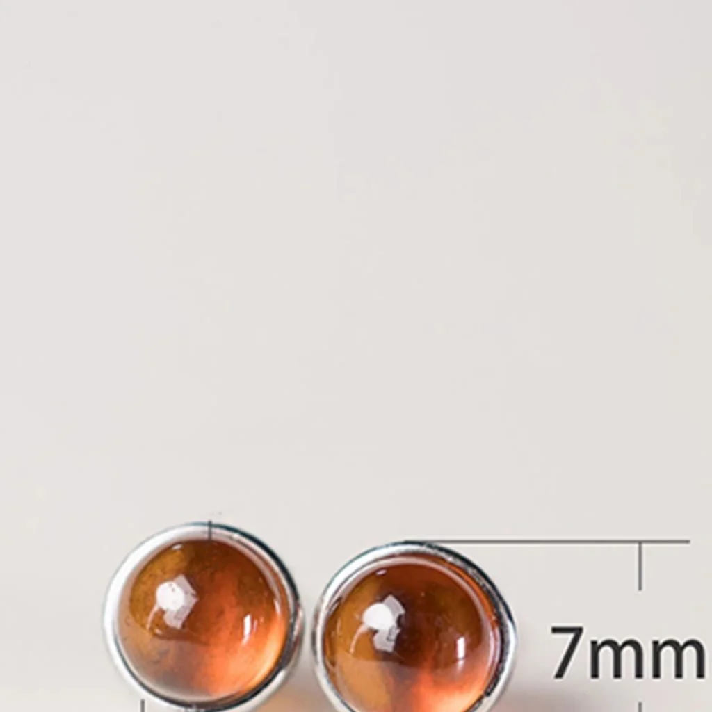 Buddha Stones 925 Sterling Silver Garnet Protection Earrings