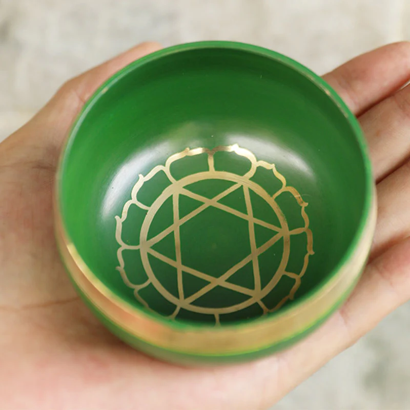 Buddha Stones Tibetan Sound Bowl Handcrafted for Chakra Healing and Mindfulness Meditation Singing Bowl Set