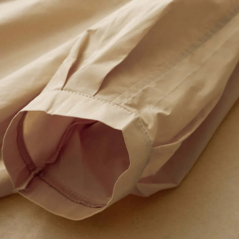 Buddha Stones 2pcs Women's Three-quarter Sleeve Shirt Harem Pants Meditation Clothing Set