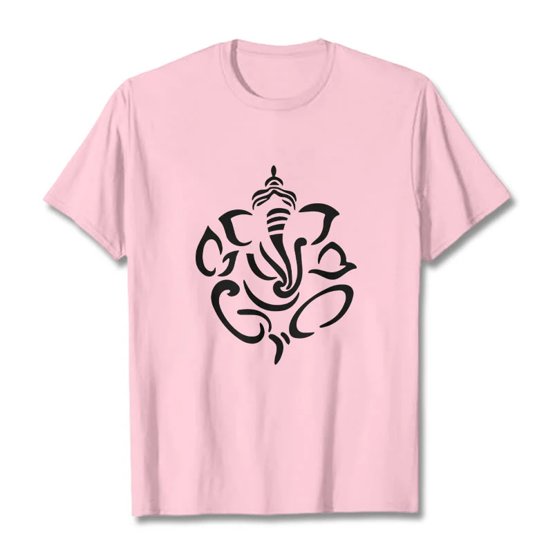 Buddha Stones Ganesh Elephant Sketch Illustration Tee T-shirt
