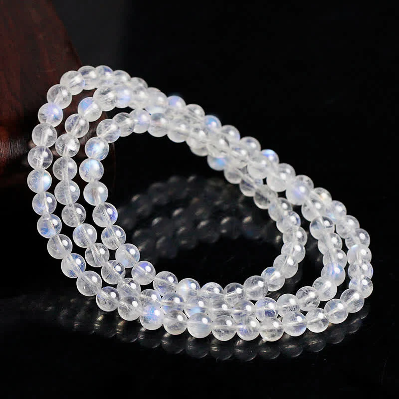 Buddha Stones Moonstone Healing Positive Bracelet