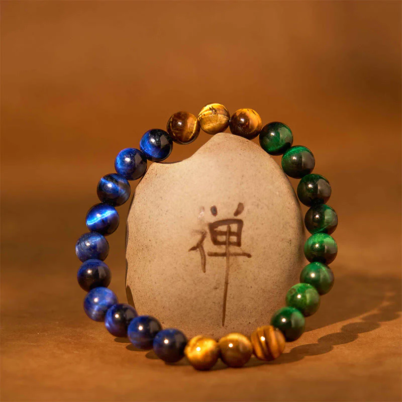 Buddha Stones Various Tiger Eye Confidence Bracelet