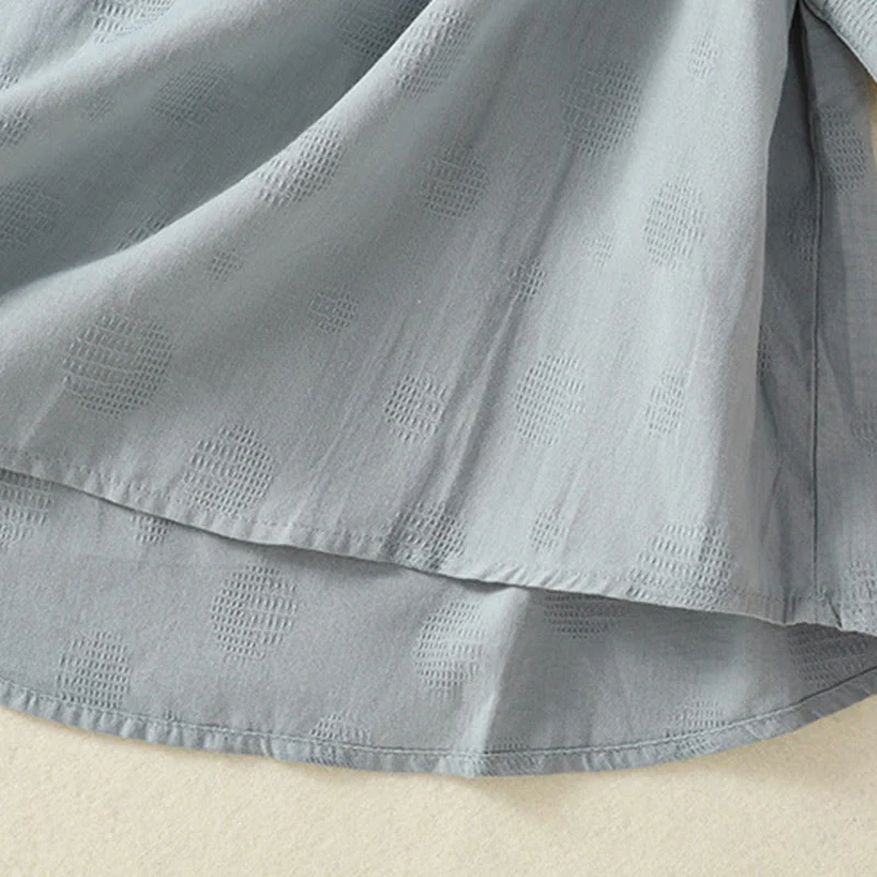 Buddha Stones 2pcs Plain Women's Short Sleeve Shirt Harem Pants Meditation Clothing Set