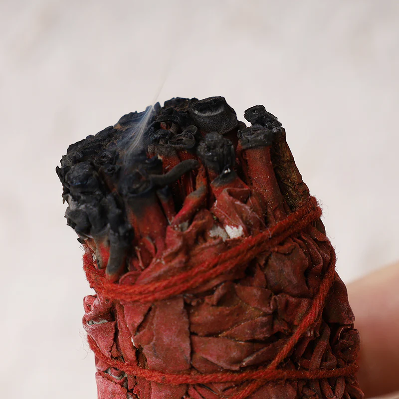 Buddha Stones Dragon's Blood Sage Smudge Stick for Home Negative Energy Cleansing Incense Healing Meditation Rituals
