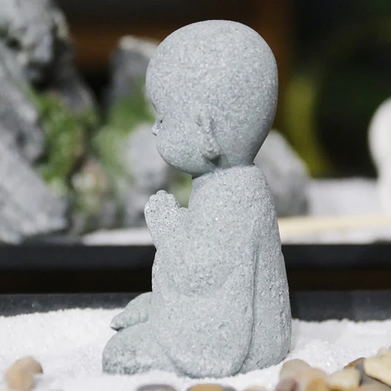 Buddha Stones Meditation Prayer Buddha Statue Compassion Home Decoration