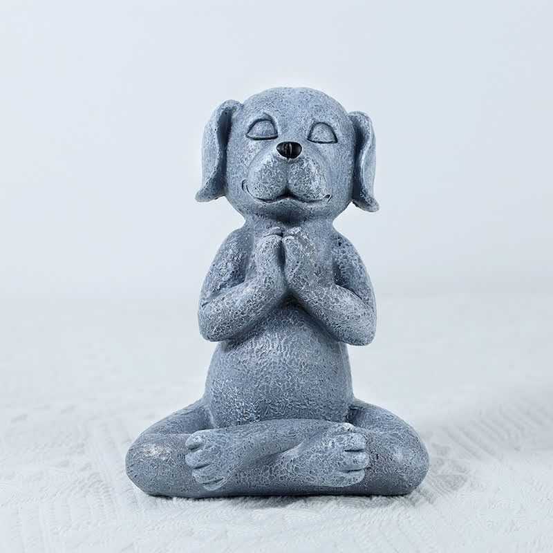 Buddha Stones Meditating Zen Dog Cat Frog Decoration