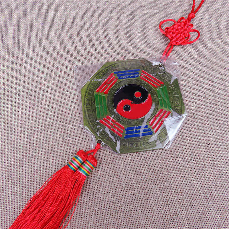 Buddha Stones Feng Shui Bagua Map Chinese Knotting Harmony Energy Map Mirror