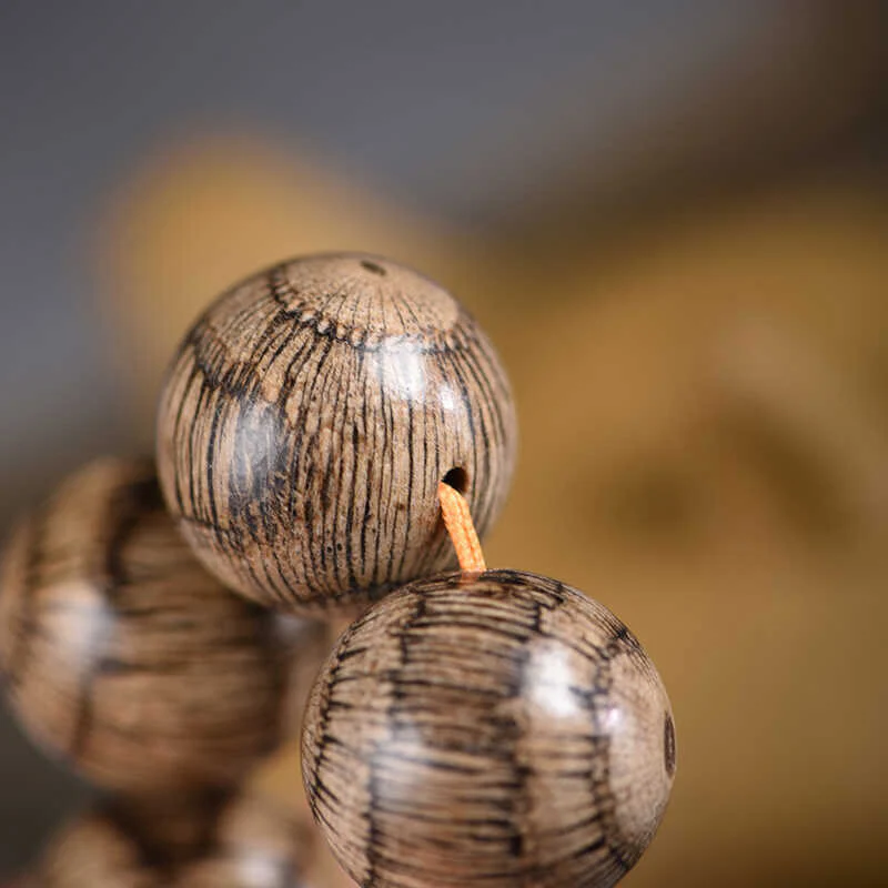 Buddha Stones Gnetum Wood Beads Protection Bracelet