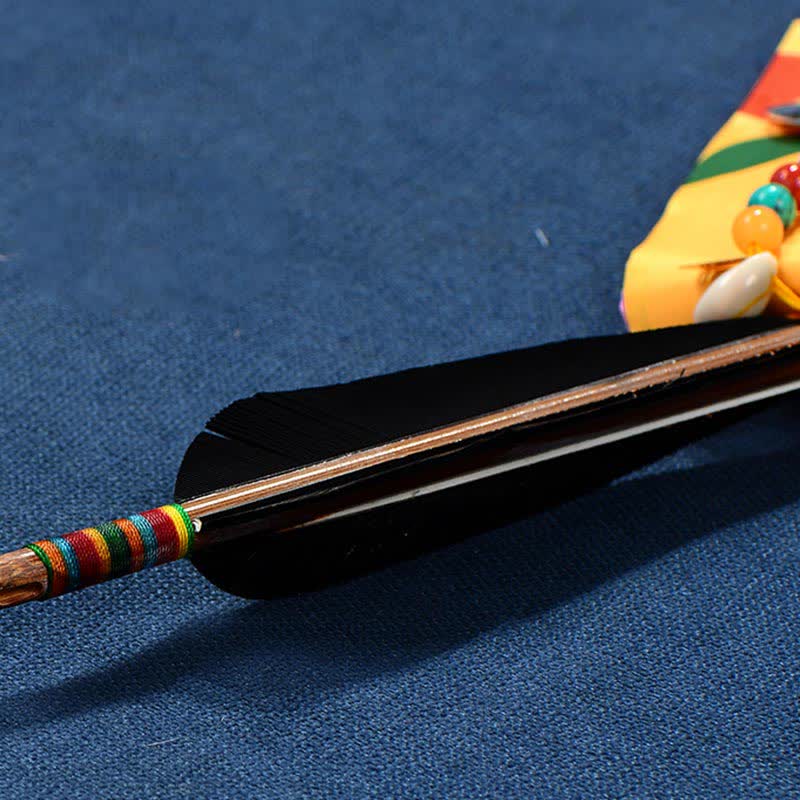 Buddha Stones Tibetan Eight Auspicious Symbols Lucky Arrow Home Decoration Prayer Flag