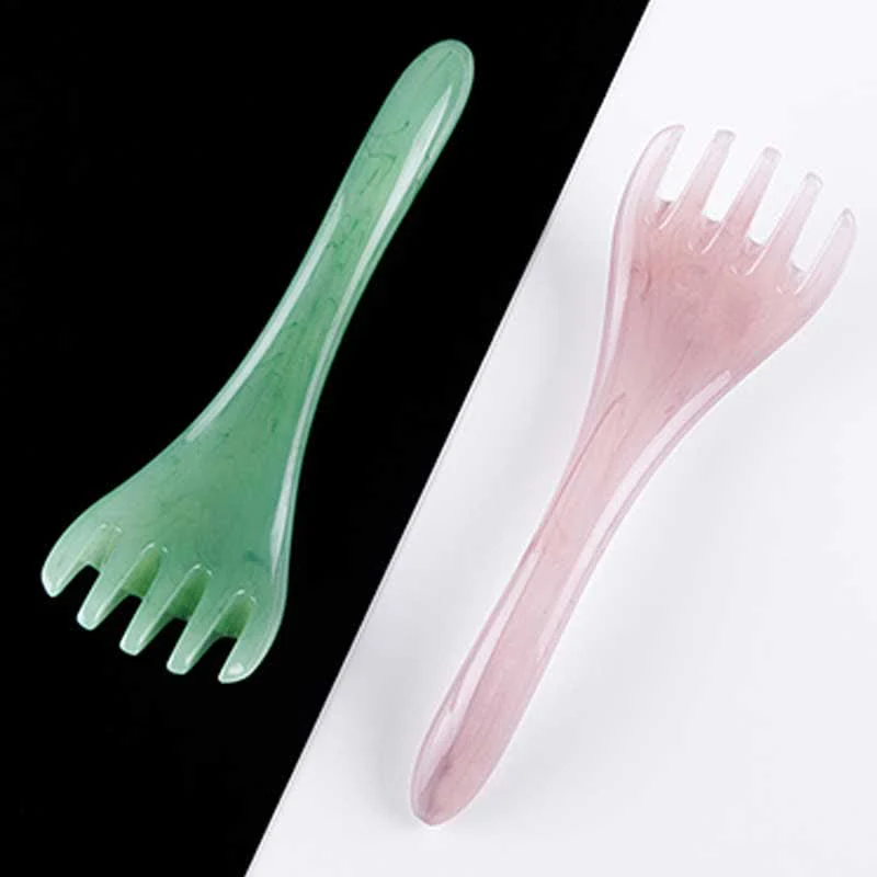 Resin Gua Sha Massage Comb Tool Set