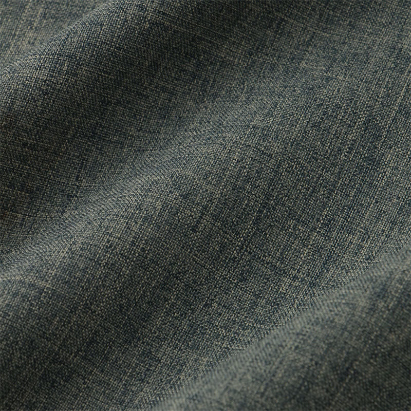 Buddha Stones Summer Men's Button Plain Short Sleeve Cotton Shirt With Pocket