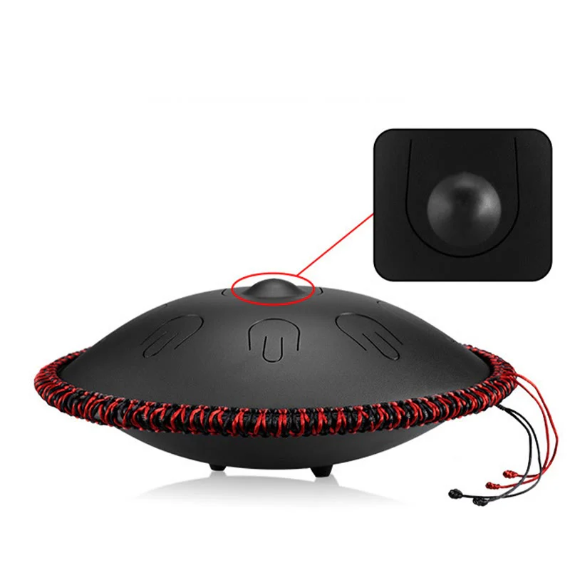 Buddha Stones Steel Tongue Drum Sound Healing Yoga Meditation Kit 9 Note 15 Inch Handpan Instrument