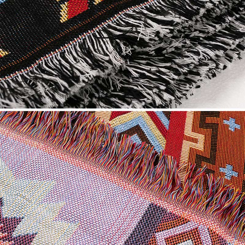 Buddha Stones Geometric Warm Comfortable Camping Home Office Bed Blanket