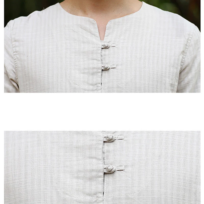 Buddha Stones Meditation Prayer Spiritual Zen Practice Uniform Clothing Men's Set