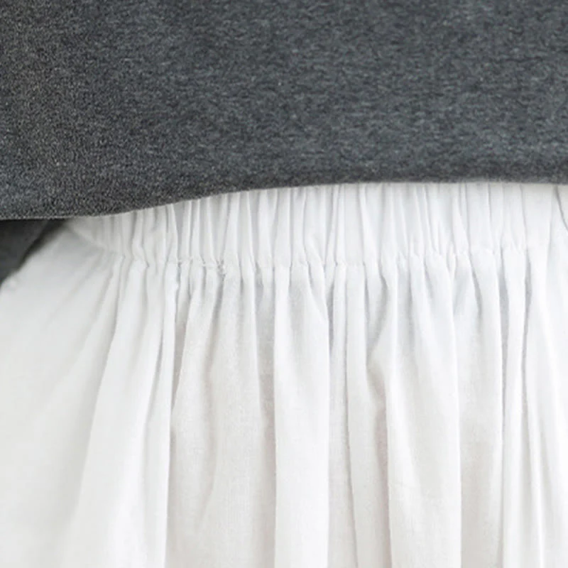 Buddha Stones Commute Summer Plain Women's Cotton Bloomers Pants With Pockets