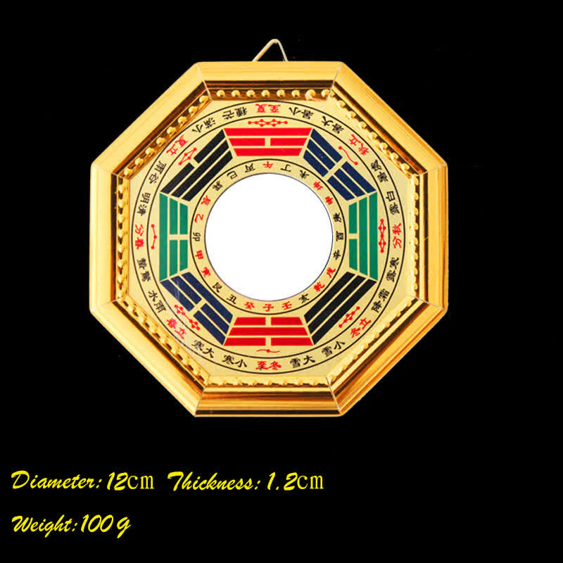 Buddha Stones Feng Shui Bagua Map Balance Harmony Living Room Energy Map Mirror