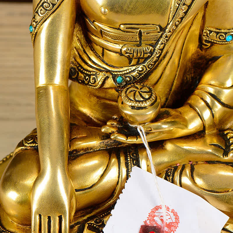 Buddha Stones Shakyamuni Compassion Copper Statue Decoration